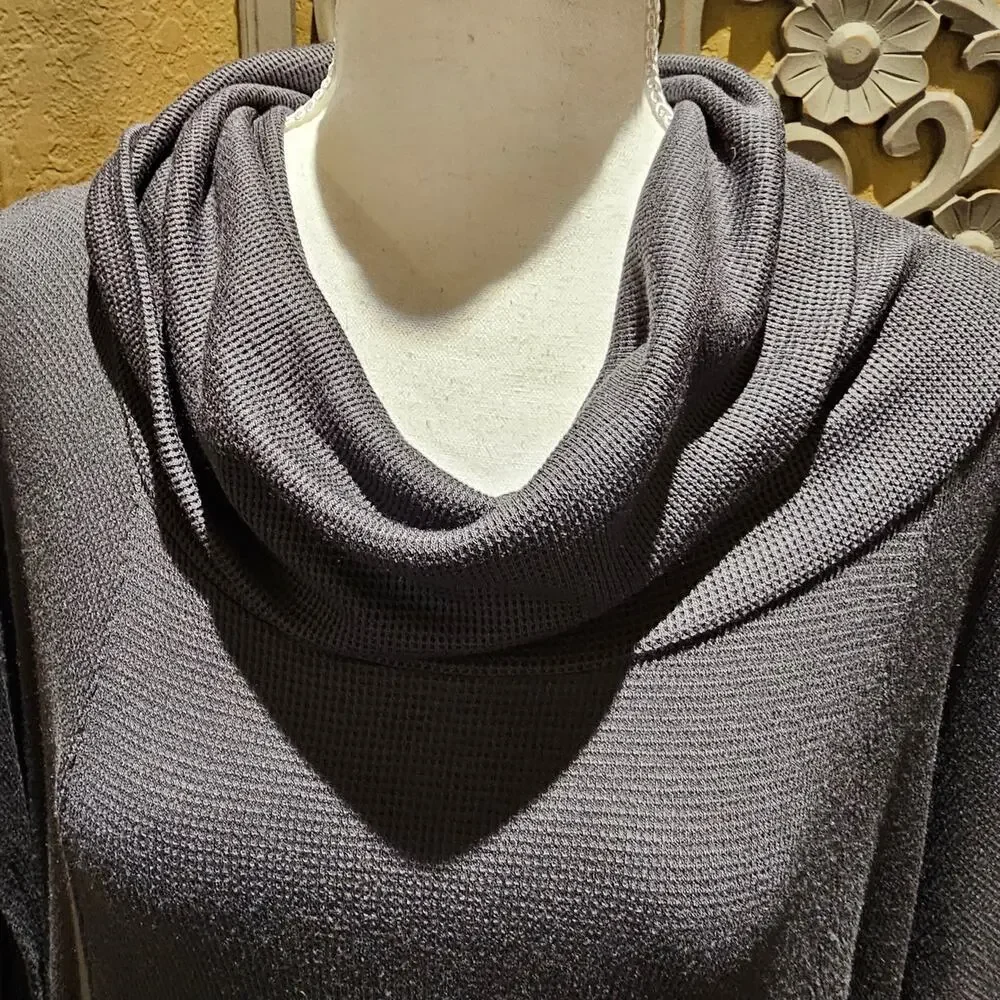 Victoria’s Secret Lightweight Knit Sweater Dress XS Cowl Neck  Boho Cottagecore - Picture 11 of 16